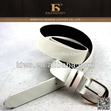 Mens leather white belts 2014 white leather belt